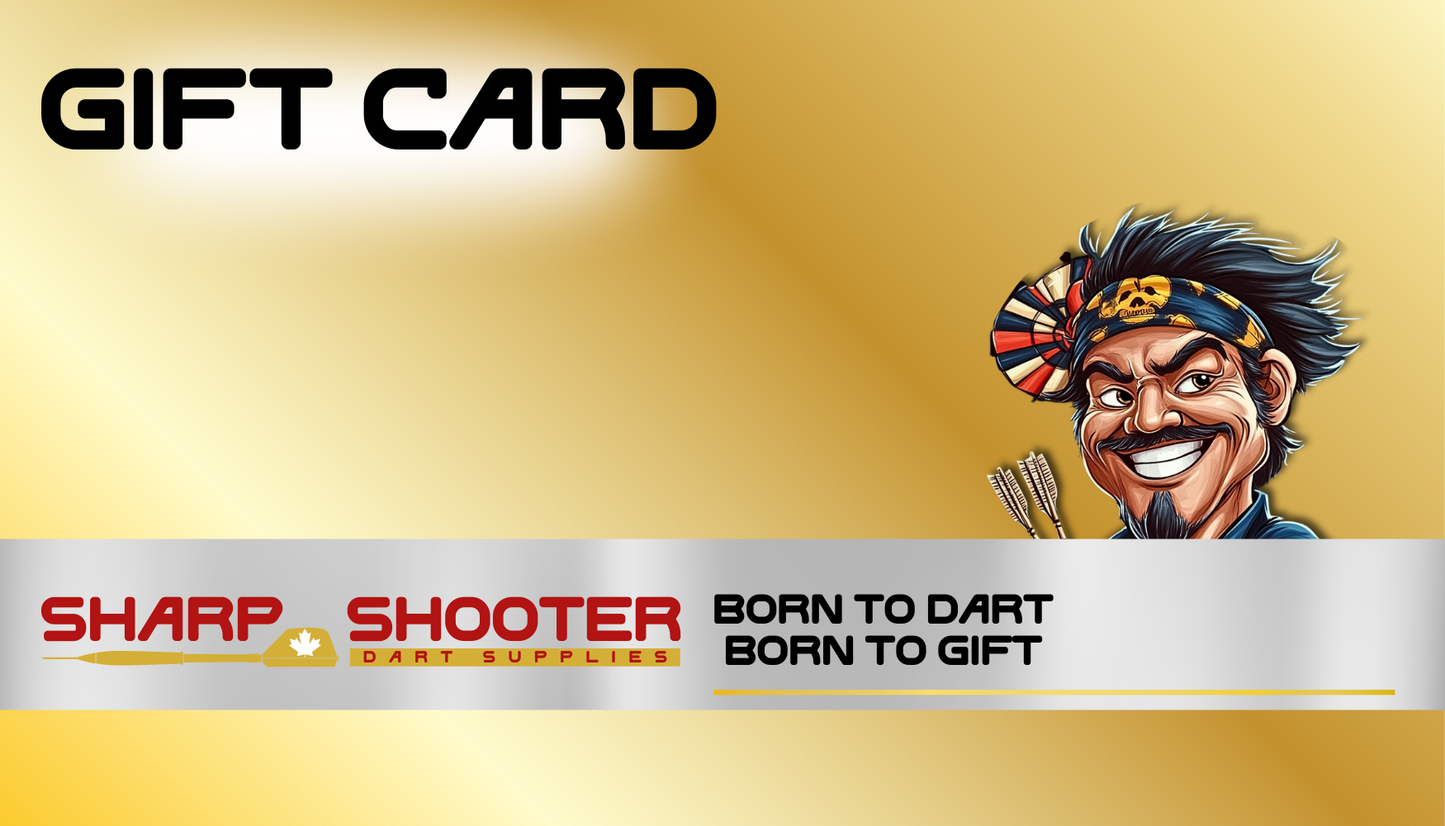 Sharp Shooter Gift Cards — Born to Dart, Born to Gift