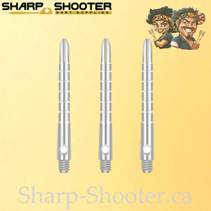 Harmony – DS23 – Aluminum Dart Shaft – 48mm – Grooved Polished – 3 Pack
