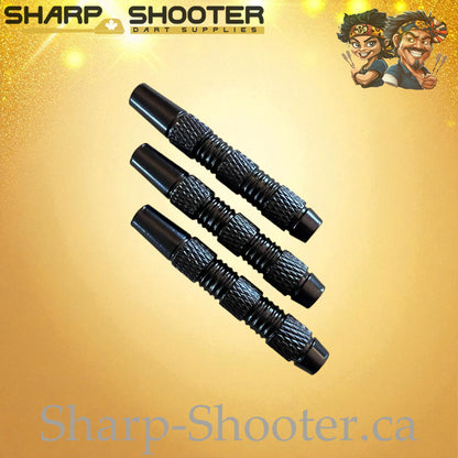 Impact – Nickel-Silver Alloy Dart Barrel Black – 3 Pack