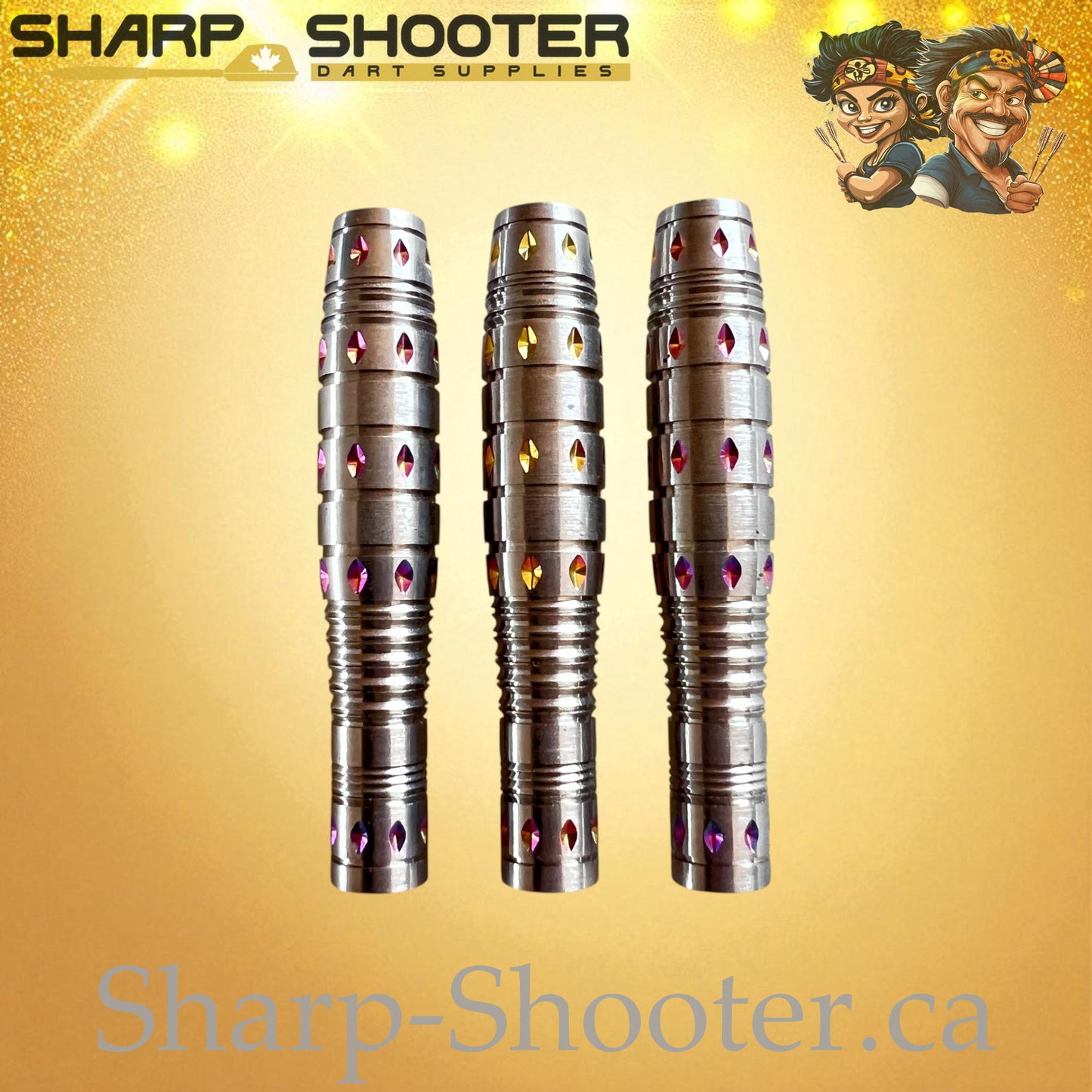 Infinity – Tungsten Dart Barrel Silver – 3 Pack
