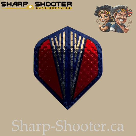 Hornet – Laser Standard Dart Flights 3-Pack (PVC, 75 Micron)