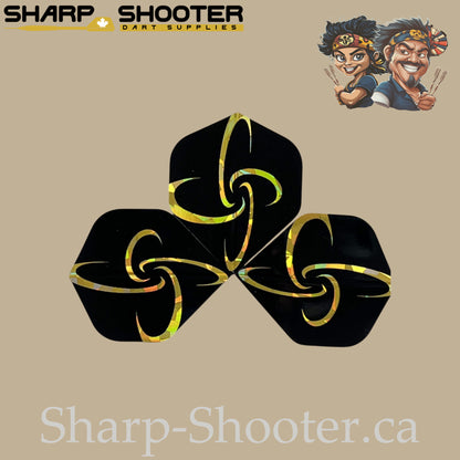 Infinity Dart Flights – Laser Cut PET – Standard – 3-Pack