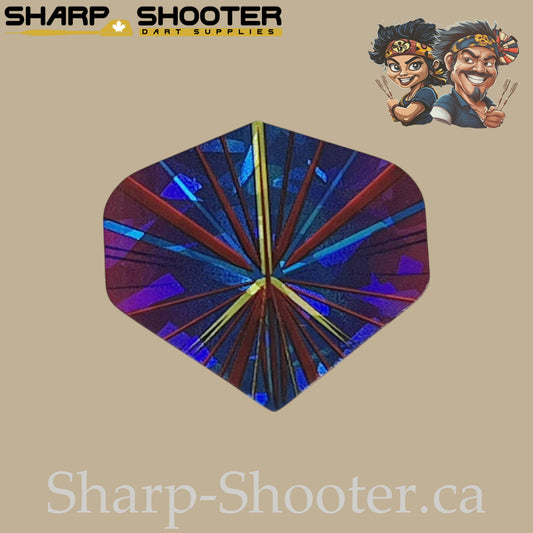 Pulse – Laser Standard Dart Flights 3-Pack (PVC, 75 Micron)