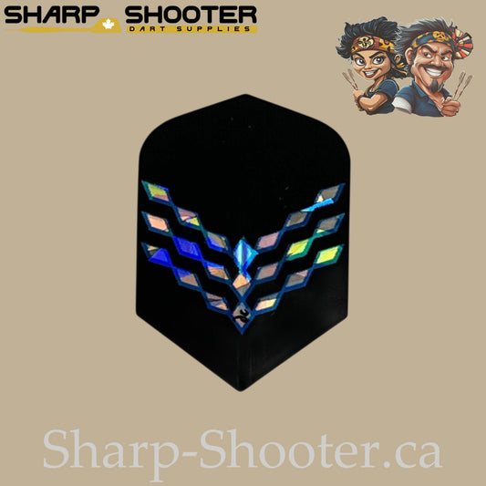 Voltage – Laser Slim Dart Flights 3-Pack (PVC, 75 Micron)