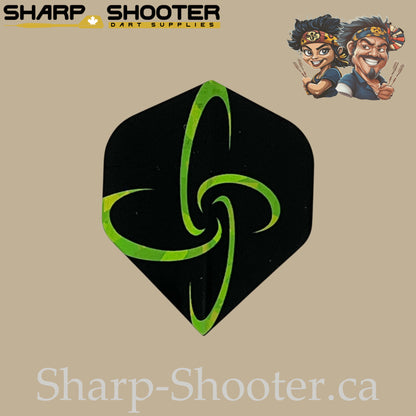 Infinity Dart Flights – Laser Cut PET – Standard – 3-Pack