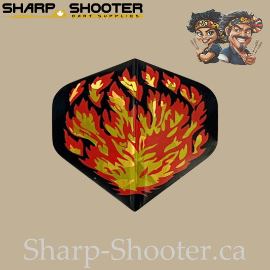 Solar Surge – PVC Laser Standard Dart Flights 3 Pack