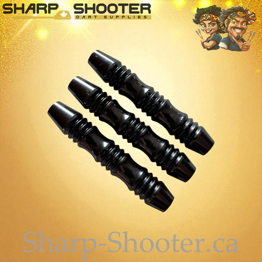 Mayhem – Nickel-Silver Alloy Dart Barrel Black – 3 Pack