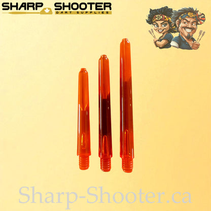 Neon – DS25 – Plastic Dart Shafts – 35mm / 41mm / 48mm – Translucent Neon – 3 Pack