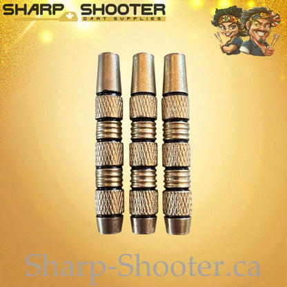 Nightforge – Nickel-Silver Alloy Dart Barrel Copper/Black – 3 Pack