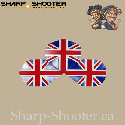 Nations Flag Dart Flights – PET – Standard Shape – 75 Micron – 3 Pack