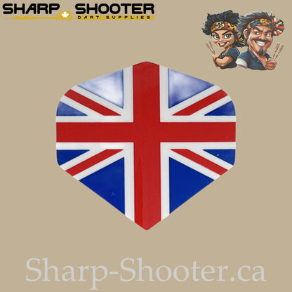 Nations Flag Dart Flights – PET – Standard Shape – 75 Micron – 3 Pack