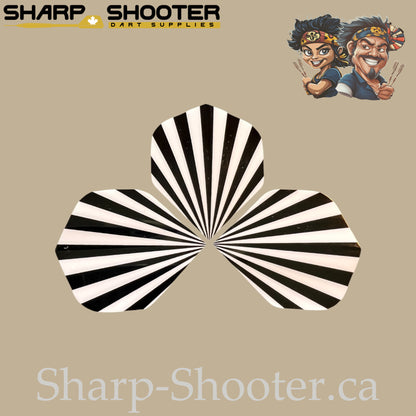 Arc Line – PET Dart Flights – Standard Shape – 3 Pack