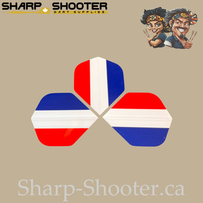 Nations Flag Dart Flights – PET – Standard Shape – 75 Micron – 3 Pack