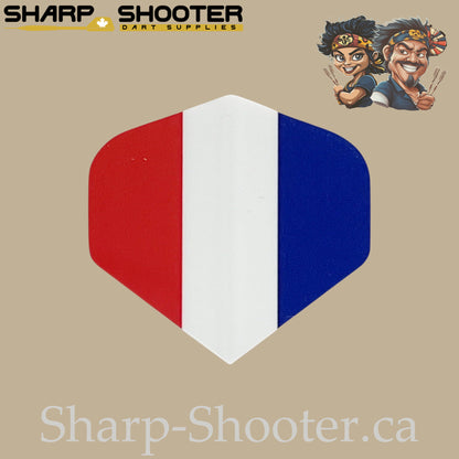 Nations Flag Dart Flights – PET – Standard Shape – 75 Micron – 3 Pack