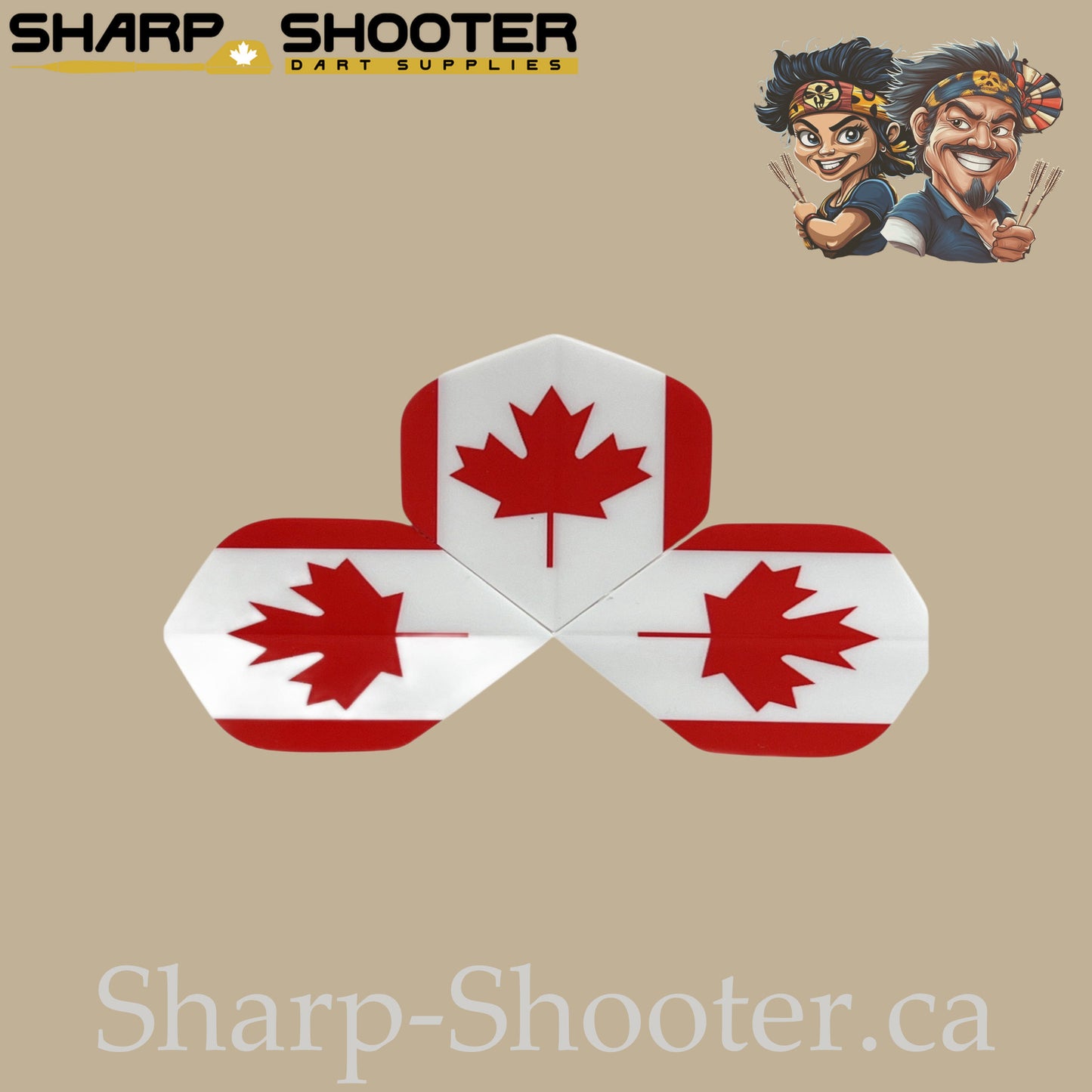 Nations Flag Dart Flights – PET – Standard Shape – 75 Micron – 3 Pack