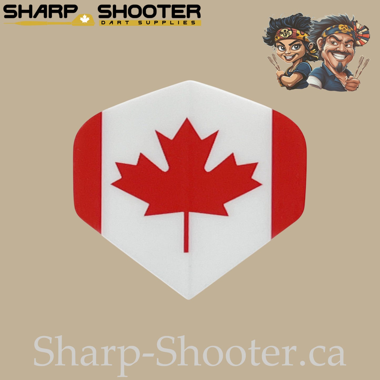 Nations Flag Dart Flights – PET – Standard Shape – 75 Micron – 3 Pack