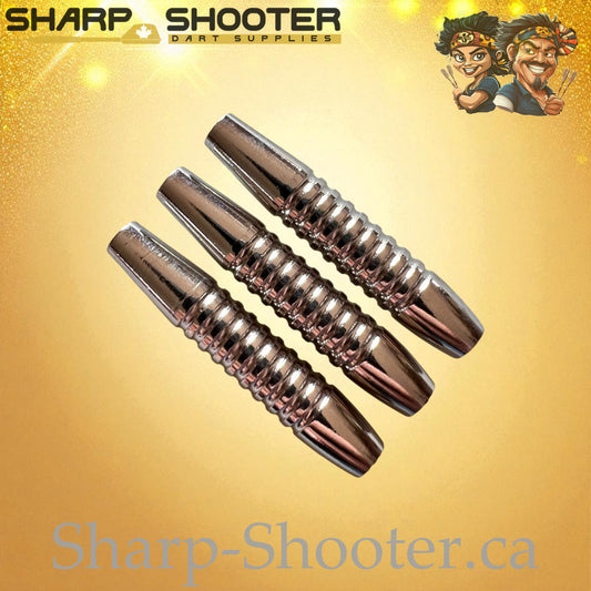 Palisade – Nickel-Silver Alloy Dart Barrel Silver – 3 Pack