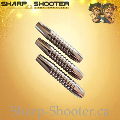 Palisade – Nickel-Silver Alloy Dart Barrel Silver – 3 Pack