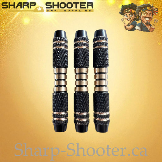 Pioneer – Copper Dart Barrel Black/Gold – 3 Pack