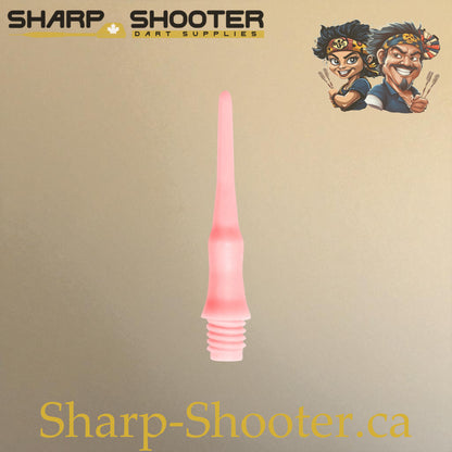 Plastic Dart Tips DP07 – Nylon Square Shape 22mm Pink – 25 Pack