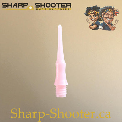 Plastic Dart Tips DP07 – Nylon Square Shape 22mm Pink – 25 Pack