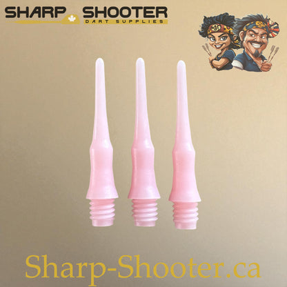 Plastic Dart Tips DP07 – Nylon Square Shape 22mm Pink – 50 Pack