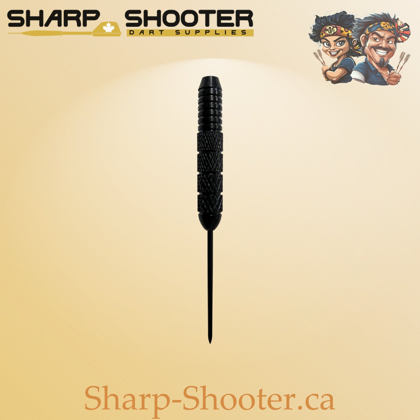 Reaver Series – Black Iron One-Piece Dart Barrels – 3 Pack