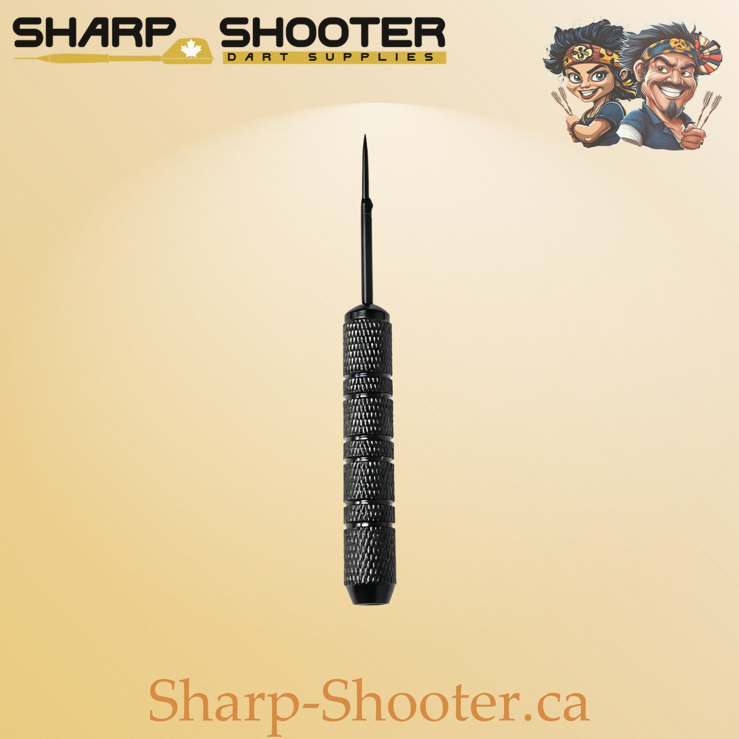 Reaver Series – Black Iron One-Piece Dart Barrels – 3 Pack