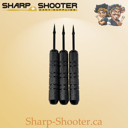 Reaver Series – Black Iron One-Piece Dart Barrels – 3 Pack