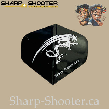 Dragon Dart Flights – PVC – Standard Shape – 75 Micron – 3 Pack