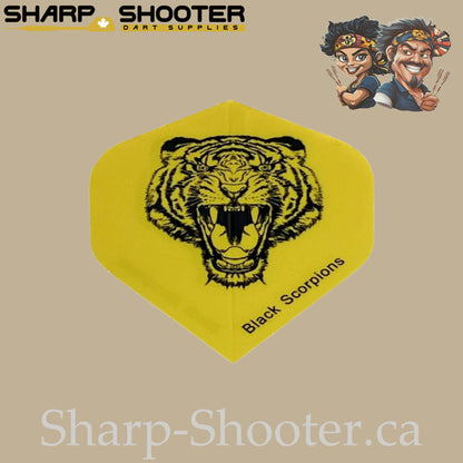 The Jungle Line – PVC Dart Flights – Standard Shape – 3 Pack