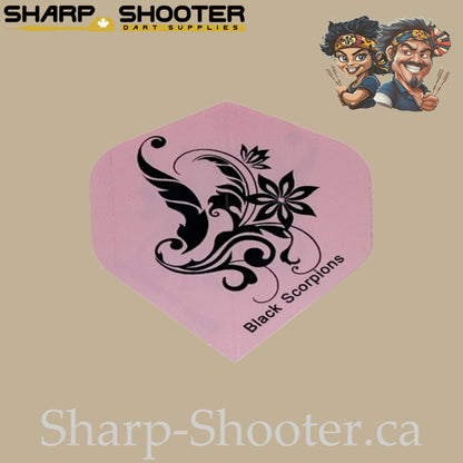 Deadly Blossom Family – PVC Standard Dart Flights 3-Pack
