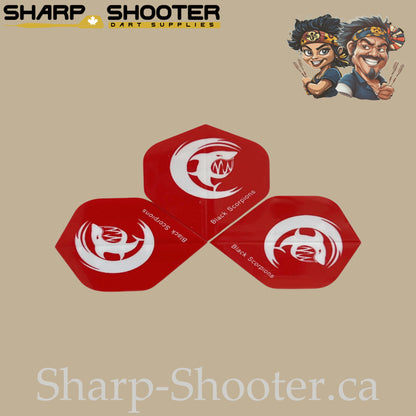 Shark Dart Flights – PVC – Standard Shape – 3 Pack