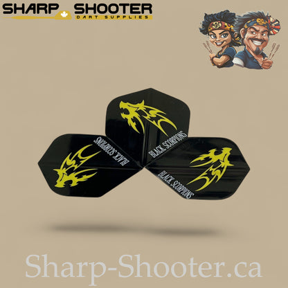 Wolf Dart Flights – PVC – Standard Shape – 75 Micron – 3 Pack