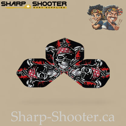 Pirate’s Curse – PVC Dart Flights – Standard Shape – 3 Pack