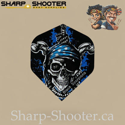 Pirate’s Curse – PVC Dart Flights – Standard Shape – 3 Pack
