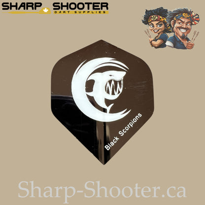 Shark Dart Flights – PVC – Standard Shape – 3 Pack