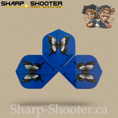 The Wing Set – PVC Dart Flights – Standard Shape – 3 Pack