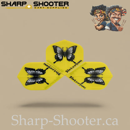 The Wing Set – PVC Dart Flights – Standard Shape – 3 Pack