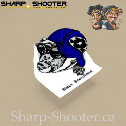 Monkey Mayhem – PVC Dart Flights – Standard Shape – 3 Pack