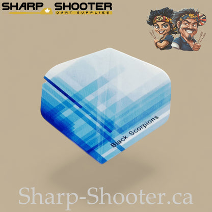 Crossline Dart Flights – PET – Standard Shape – 75 Micron – 3 Pack