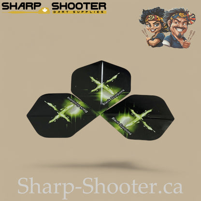 Impact Dart Flights – Standard PVC – 75 Micron – 3-Pack