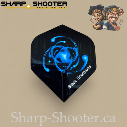 Atom Dart Flights – PVC – Standard Shape – 75 Micron – 3 Pack