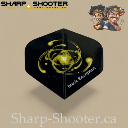 Atom Dart Flights – PVC – Standard Shape – 75 Micron – 3 Pack