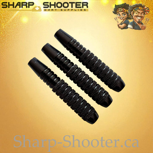 Sabre – Nickel-Silver Alloy Dart Barrel Black – 3 Pack