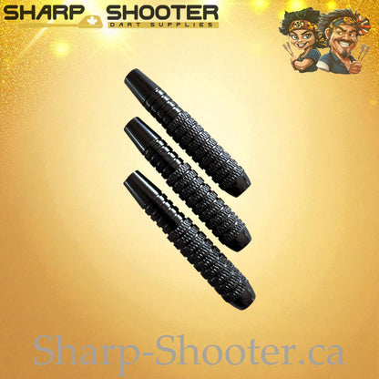 Sabre – Nickel-Silver Alloy Dart Barrel Black – 3 Pack