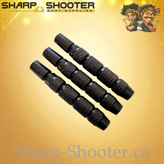 Shockwave – Nickel-Silver Alloy Dart Barrel Black – 3 Pack