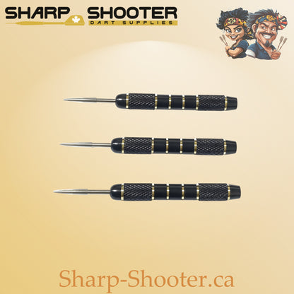 Silencer Noir - copper-black one-piece dart barrel