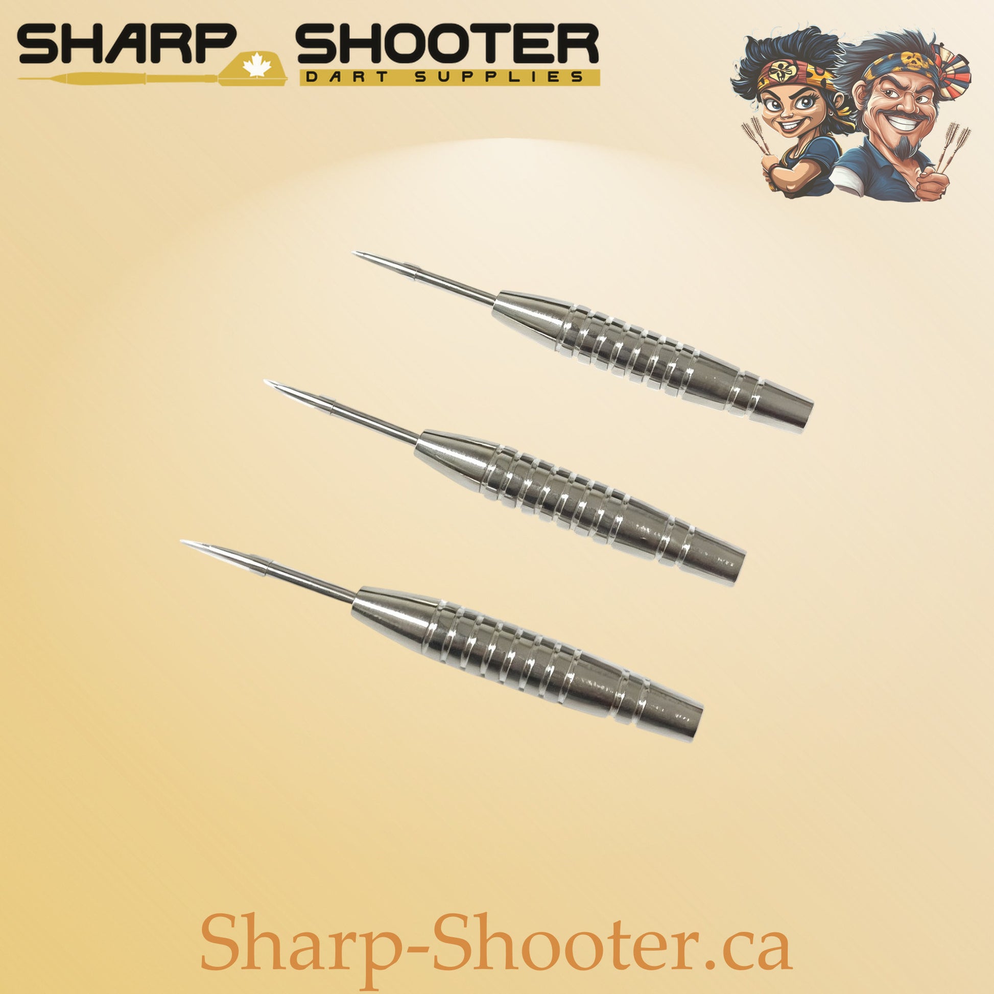 Silver Drift, silver iron dart barrel, 20g, ring grip design