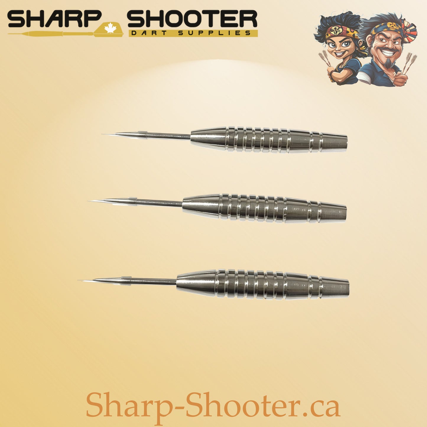 Silver Drift, silver iron dart barrel, 20g, ring grip design